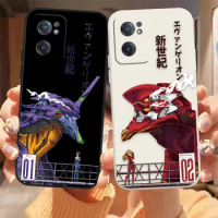 Anime N-Neon G-Genesis 02 Phone Case For Oneplus 9 9R 8 8T 7 7T 5 5T 6 6T ACE 2V NORD CE 2 LITE Pro Silicone Case Funda Shell