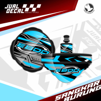 Stiker Sangkar Lovebird motif EBOD Stiker Decal Tebok Lovebird pvc