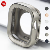 Bumper Case for Apple Watch 9 8 7 SE 4 Aluminum Alloy metal+TPU Case for Iwatch Ultra 2 49mm 41mm 40mm 44mm 45mm Cover Protector