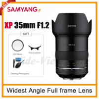Samyang XP 35mm F1.2 Widest Angle Full frame Lens For Canon EF SLR Camera Like 450D 500D 650D 700D 750D