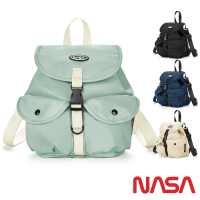 NASA SPACE 買一送一。買包送品牌傘/帽│美國太空旅人率性百搭三用後背包-NA20007(4色任選)