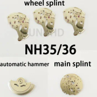 Watch accessories original suitable for Seiko NH35 NH36 movement wheel splint splint main splint automatic hammer pendulum