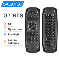 G7BTS G7R/V Pro BT5.0 Air Mouse Gyroscope 2.4G Wireless With Voice IR Learning Smart TV box Remote Control with keyboard