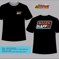 T-Shirt Sablon nggeh Siap Cotton Combed 24s