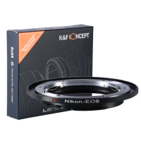 K&amp;F Concept Lens Adapter Nikon F to Canon EOS for Nikon F AI AIS D Mount Lens to Canon EOS EF 1DX 5DS 5D3 6D2 7D 700D 750D 760D