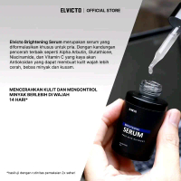 ELVICTO BRIGHTENING SERUM | Serum Pria untuk Mencerahkan Wajah, Menghilangkan Flek Hitam|Mengandung 
