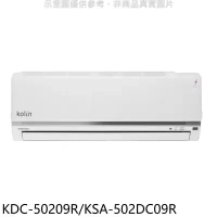 歌林【KDC-50209R/KSA-502DC09R】變頻分離式冷氣