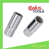 GENIUS DEEP HAND SOCKET ½\ Dr. ( 6PT ) ( 12PT ) 8MM ~ 36MM PAGE 1/2"