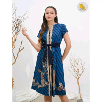 Dress Batik 303 JOV / Terusan Batik Modern/ Nuansa Batik/ Batik Etnik / Batik Couple