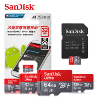 SanDisk A1 Micro SD Card 128GB 32GB 64GB Flash Memory Card Mini TF Card 32GB 64GB 128GB 256GB for Phone Free Shipping
