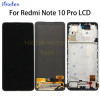 AMOLED for Xiaomi Redmi Note 10 Pro LCD With Touch Screen Digitizer For Redmi Note10 pro lcd M2101K6G M2101K6R LCD Display