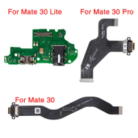1pcs Charger Data Flex Cable For Huawei Mate 30 Lite Pro USB Charging Port Dock USB Connector Replacement Parts