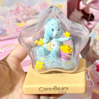 MINISO Blind Box Care Bears Weather Forecast Series Blind Anime Peripheral Figures Cartoon Decorative Tabletop Ornaments Gift
