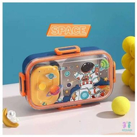 FREE GIFT Joyeaze Munchkin Bento Box Anak Sekat 2 700ml + Stainless Inner Pot 100ml Food Grade Stain