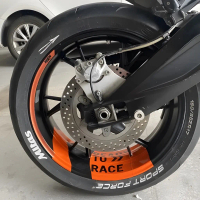 Pelekat rim motosikal KTM-mags, pelekat roda duke 390, 790, 1290 Automotive Motorcycle