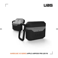 【UAG】AirPods Pro 耐衝擊硬式保護殼V2-黑灰(UAG)