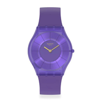 นาฬิกาข้อมือ Swatch Skin รุ่น PURPLE TIME SS08V103 สีม่วง