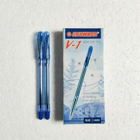SNOWMAN BULPOIN V-1 / Bulpoin Snowman V1 / PULPEN SNOWMAN V1 (PACK) BIRU
