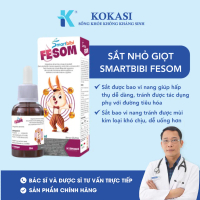 Sắt Nhỏ Giọt Fesom Smartbibi (30ml) - Hỗ trợ bổ sung sắt lipofer ZXCZXC152121