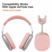 3 in 1 Soft Washable Headband Cover For AirPods Max Silicone Headphones Protective Case Replacement Cover Earphone Accessories