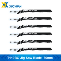 T119BO Jig Saw Blade HCS Wood Assorted Blades For Wood Plastic Cutting T Shank Power Tool Reciprocating Saw Blade