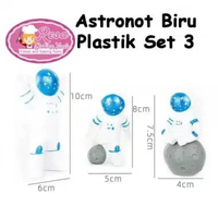 Topper Astronot Luar Angkasa Biru