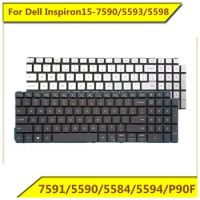 For Dell Inspiron15-7590/5593/5598/7591/5590/5584/5594/P90F Keyboard New Original for Dell Notebook