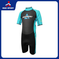 3.5mm 兒童柔軟彈性潛水保暖泳衣 (藍色) #潛水衣 #保暖泳衣 06