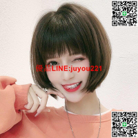 假髮 短髮 長髮 假髮女 中長髮 直髮  怡冠假髮女短髮真髮波波頭網紅全頭套Bobo圓臉修臉修顏減