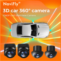 Navifly 360° Panoramic Camera 1080P HD Rear Front Left Right 360 Panoramic Surround View For Android Car Radio Multimedia Player