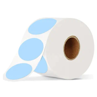 Shipping Label Printer Label Sticker Round Label Square Label DIY Logo Design Small Business 2X2 750Pcs Blue