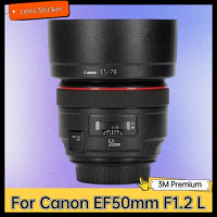 For Canon EF50mm F1.2 L Lens Body Sticker Protective Skin Decal Vinyl Wrap Film Anti-Scratch Protector Coat
