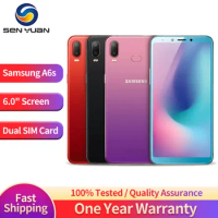 Original Samsung Galaxy A6s G6200 4G LTE Mobile Phone Dual SIM 6.0" 6GB RAM 64GB/128GB ROM CellPhone OctaCore Android SmartPhone