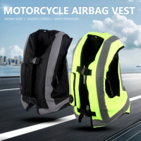 Motorcycle Life Jacket Motorcycle Airbag Vest UCHOOSE Reflective Safety Motocross Racing Riding Air bag System CE Protector