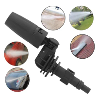 360 Degree Rotating High Pressure Washer Gun Nozzle Adjustable Angle Water Gun Adapter Car Wash Nozzle Washer Tips for Karcher