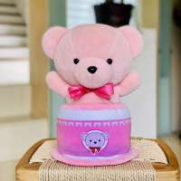 【歐比邁】18吋柔柔熊蛋糕版(熊熊 熊娃娃 柔柔熊 生日禮物1018055)