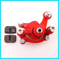 Red Left Disc Brake Caliper 33cc 43cc 49cc 50cc Gas Goped Stand Up Scooter Motorcycle Motocross