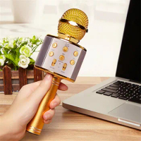 New KTV Karaoke microphone Handheld Wireless Microphone Amplifier Speaker Music Playing Singing Speaker Player Bluetooth