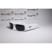 Locs Sunglasses 9006 Authentic Rectangular Gangster Cholo White