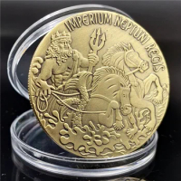 Ancient Order of The Deep Trusty Shellback Trident Imperium Neptuni Regis Greek Mythology Poseidon Commemorative Coins
