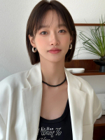 EAR PARTNER-925 Jarum Perak Anting-anting bentuk tetes air untuk wanita dengan desain eksklusif yang