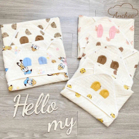 Chăn Ủ Trần Hàn Anchee - Vải Xô Hàn 100% Cotton, Kích Thước 75x75cm Cho Bé