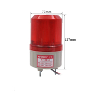 Rotating warning light 12V 24v 220V sound and light LED buzzer N-1081J warning light DC