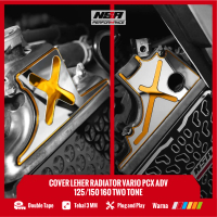 NSA GARNISH COVER LEHER RADIATOR TWO TONE VARIO PCX ADV STYLO Leher Radiator Honda 125/150/160 Akses