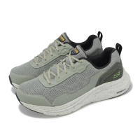 【SKECHERS】休閒鞋 Vapor Foam-VEIKO 男鞋 寬楦 綠 防水鞋面 緩衝 健走鞋(232959-WSAGE)
