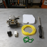 Karburetor untuk motosikal rantai 235, 235E, 236, 236E, 240 dan 240E dengan alat pelarasan penapis u