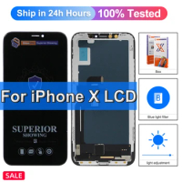 Incell AAA+ For Apple iPhone X LCD Display + Touch Digitizer Assembly for iPhone 10 A1865, A1901 A1902 LCD Screen Replacement