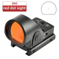 SRO Mini Red Dot Sight Tactical Reflection Hunting Pistol Scope Optical Reflex Airsoft Riflescope Ar15 Glock 19 17