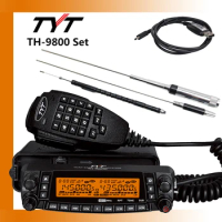 TYT TH-9800 PLUS+ Accessories Mobile Radio 50w Quad Band Transceiver TH9800 Walkie Talkie Car Truck Radio Repeater Scrambler