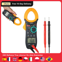 NJTY Digital Clamp Meter 2000 Counts Auto Range Multimeter with NCV Test AC/DC Voltage Portable Handheld Multimeter LCD Diaplay